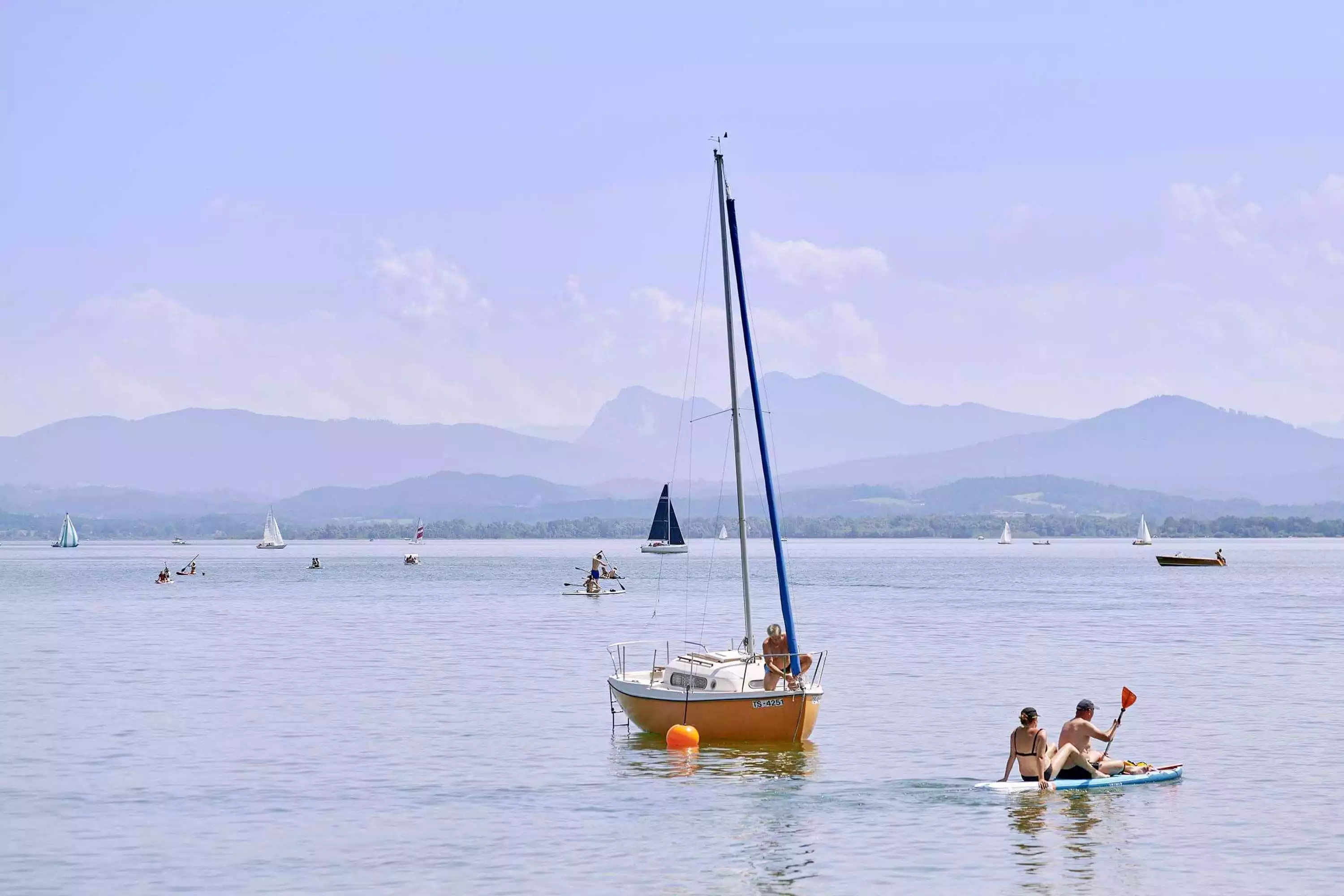 Segeln auf dem Chiemsee