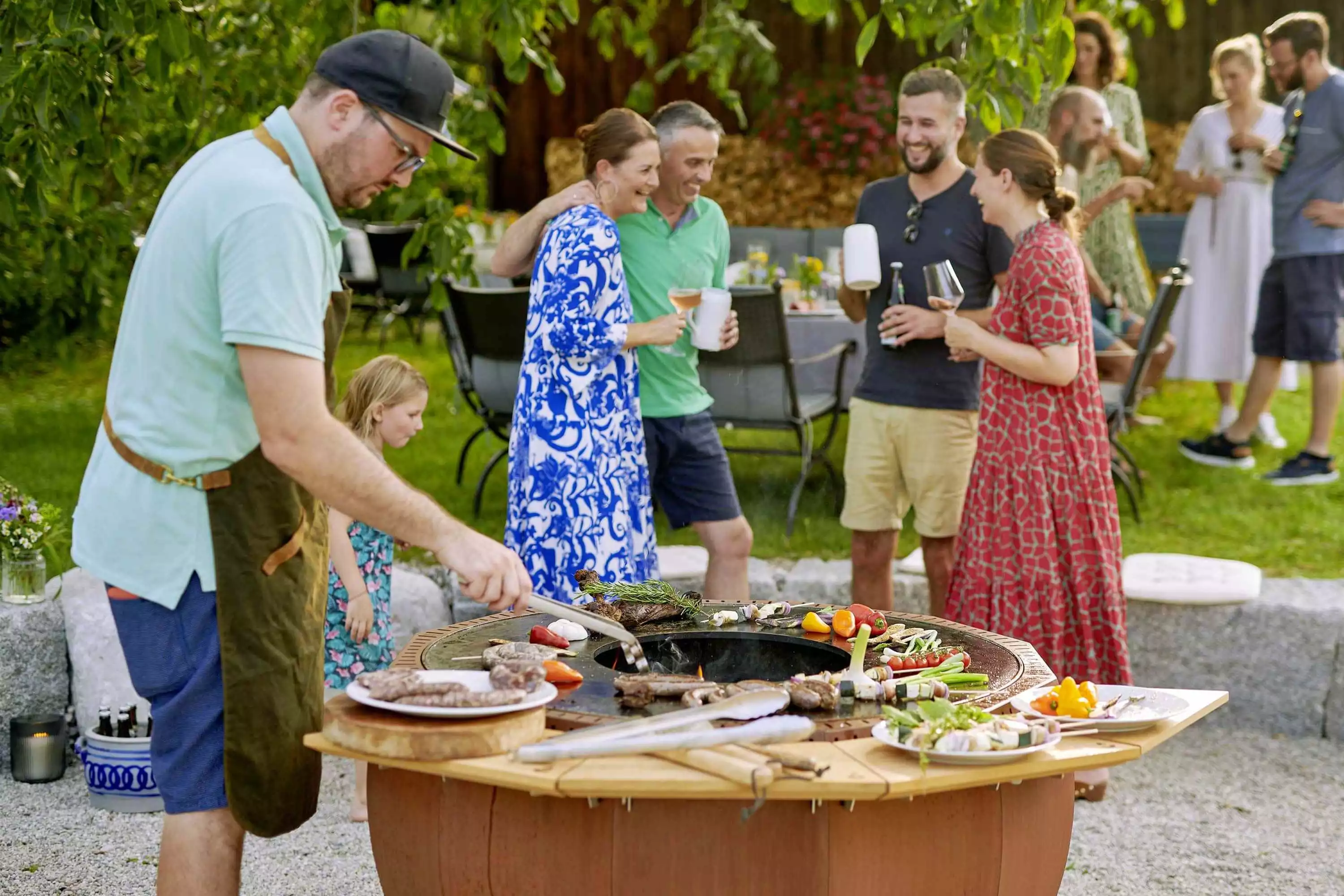Genuss vom Kugelblitzgrill mit Qualitätsfleisch aus der Region Chiemsee