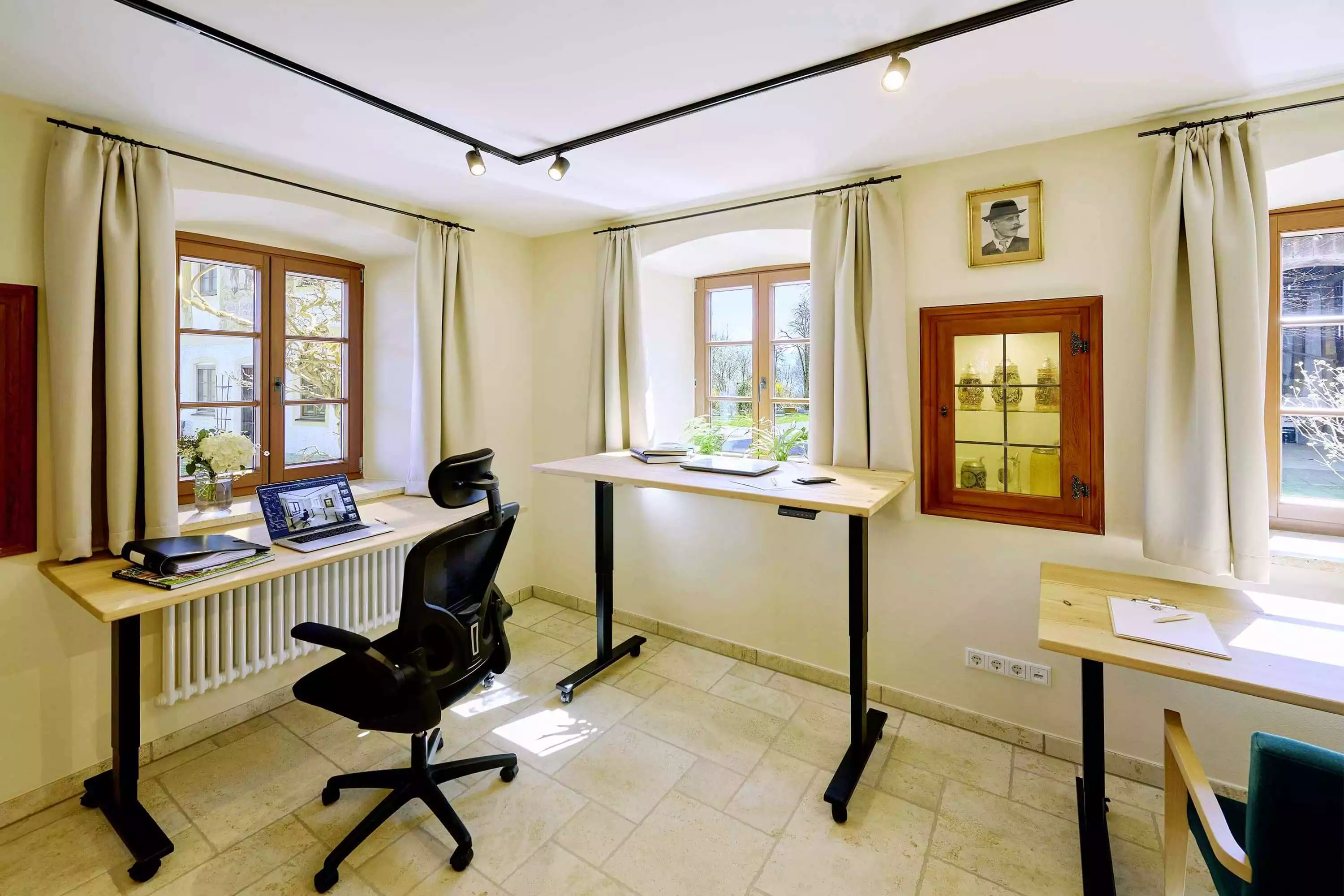 Ruhige Atmosphäre Grünanlagen im Innenhof
