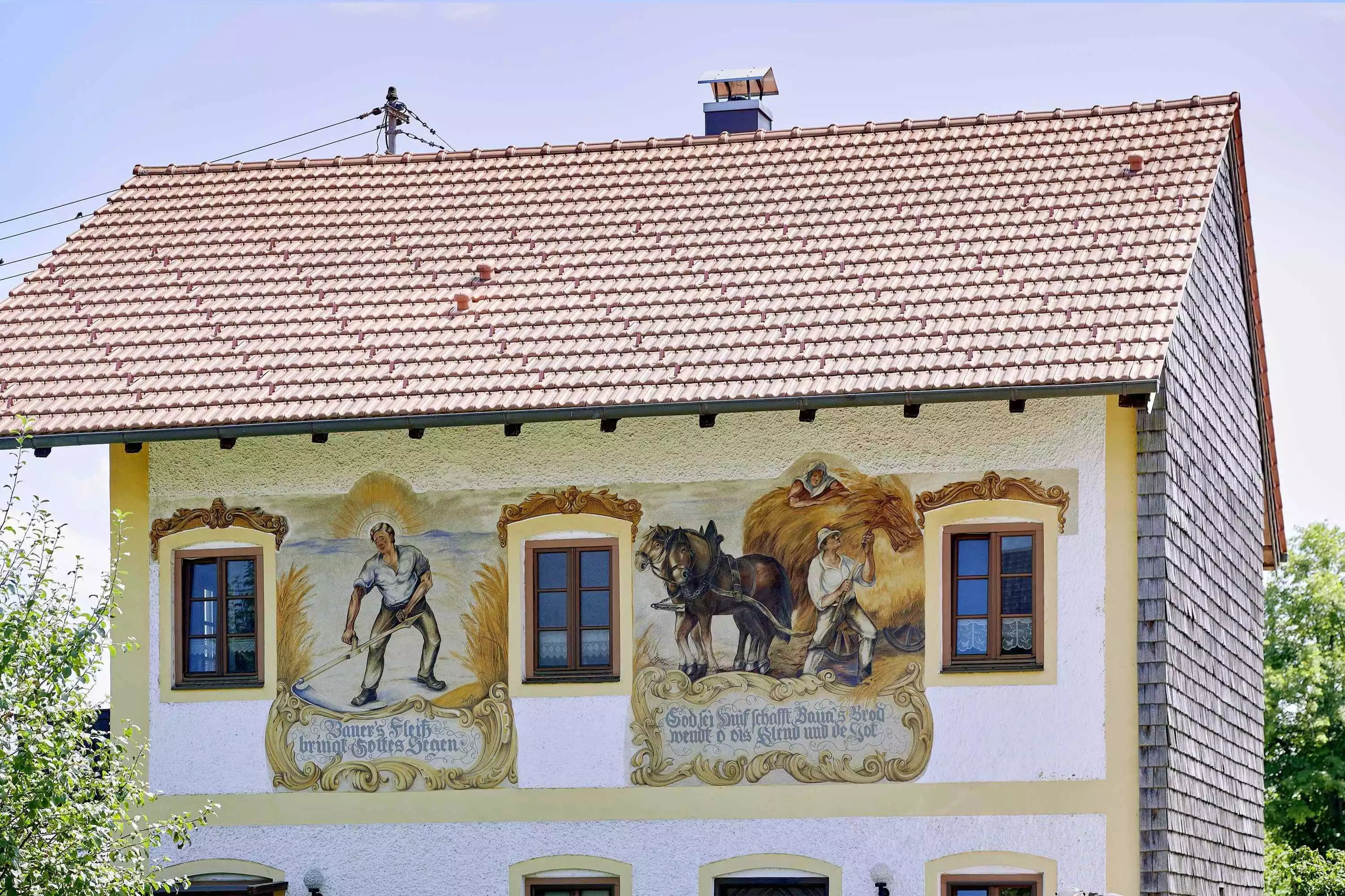 Bauernhausmalerei am Moierhof