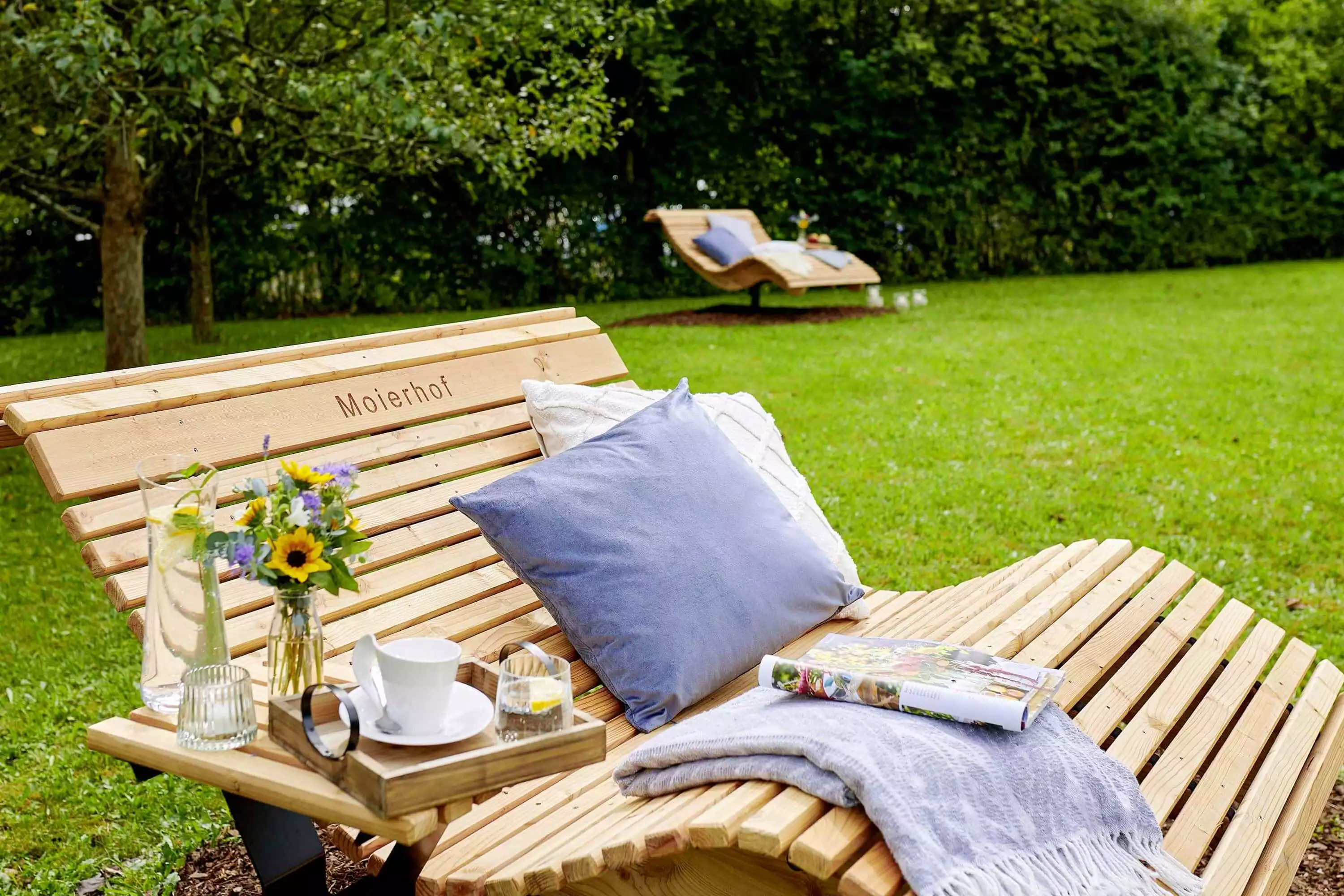 Erholung im Garten am Moierhof