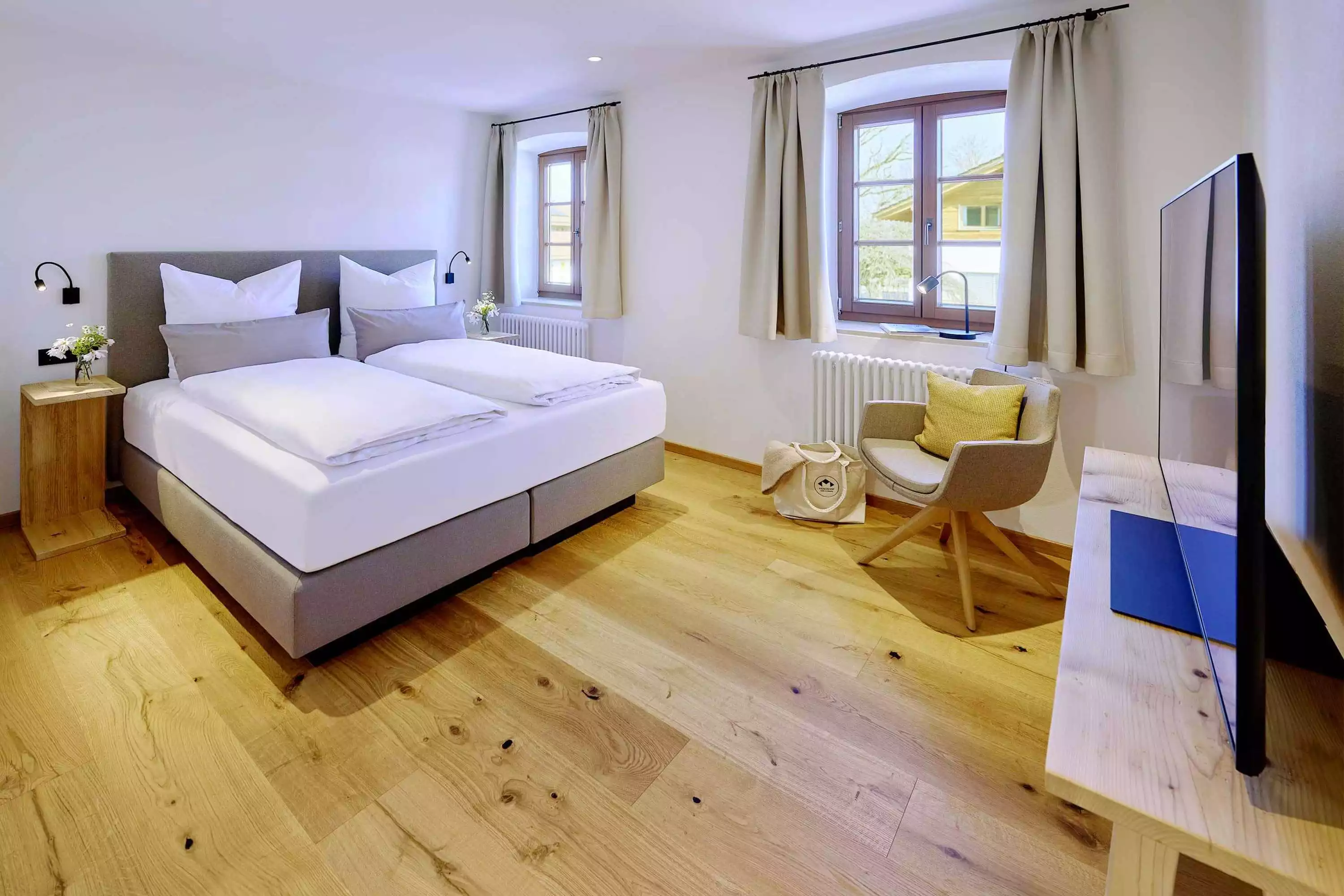 stilvoller Schlafraum Moierhof Gstadt