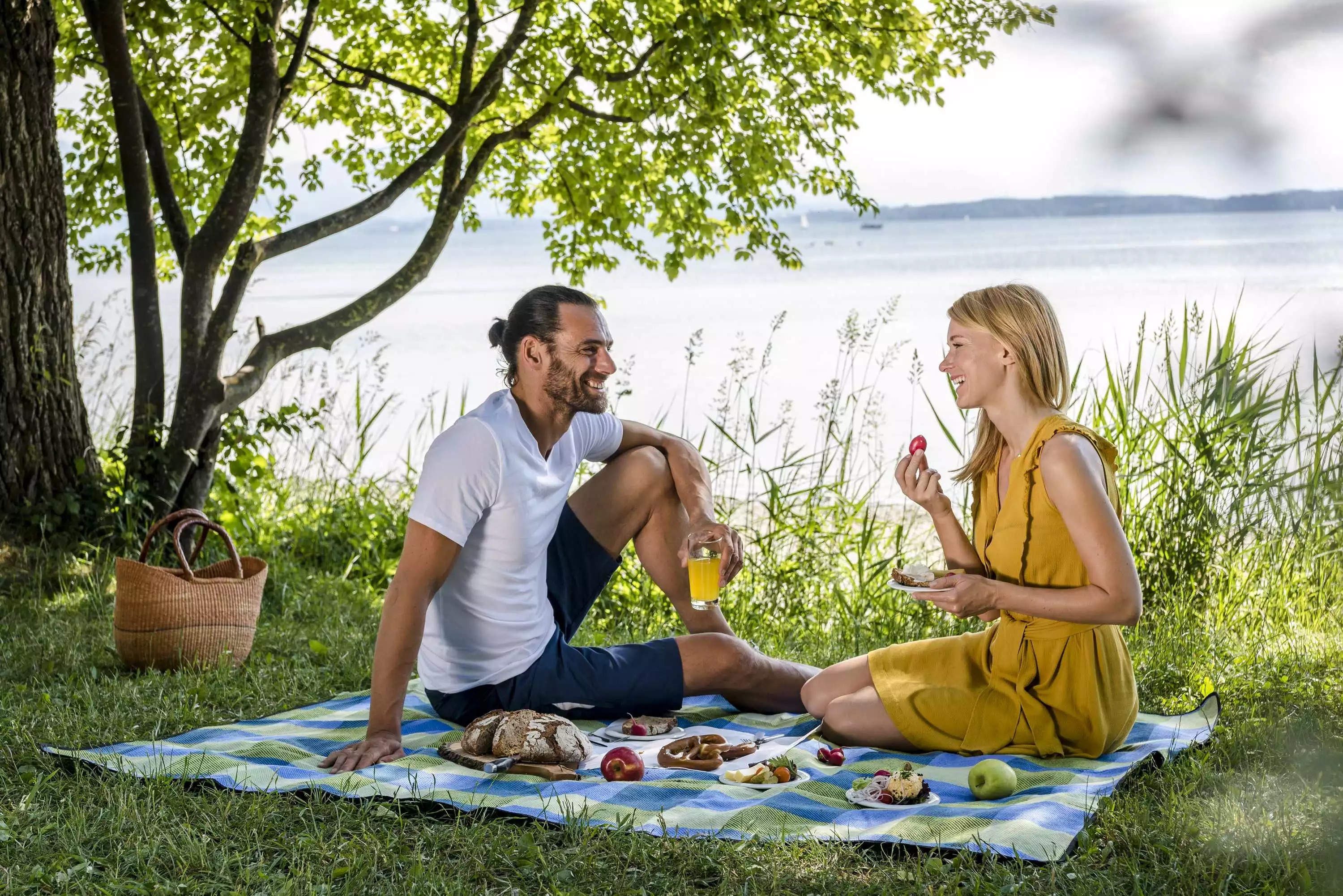 Picknick am Chiemsee Regionale Spezialitäten genießen
