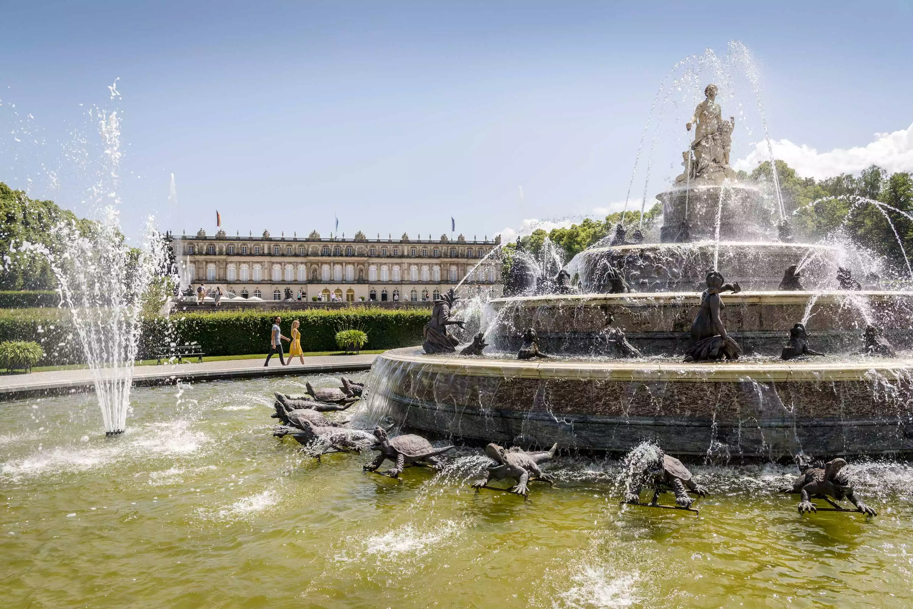 Wasserspiele im Schlossgarten