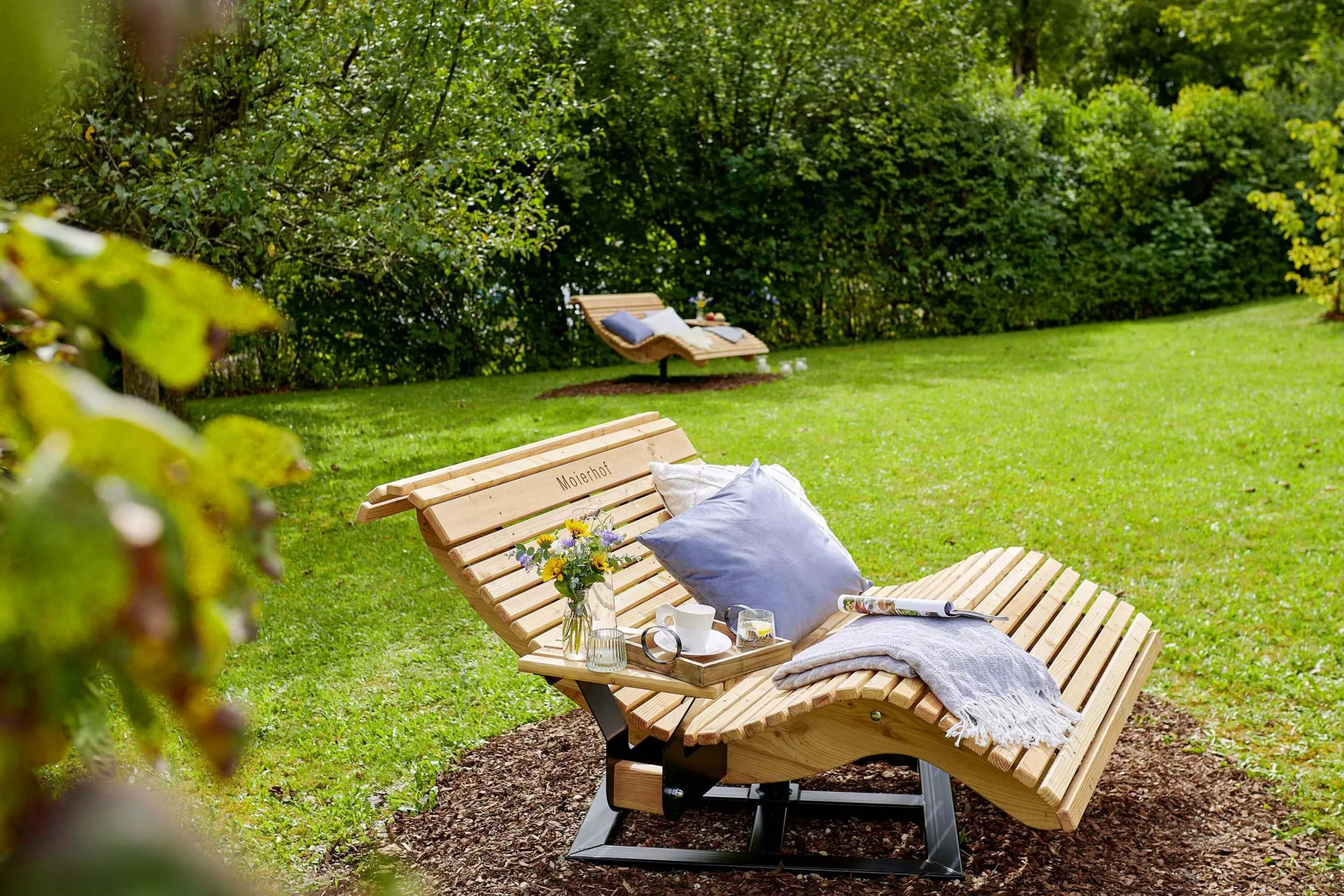 Ruhe im Garten genießen