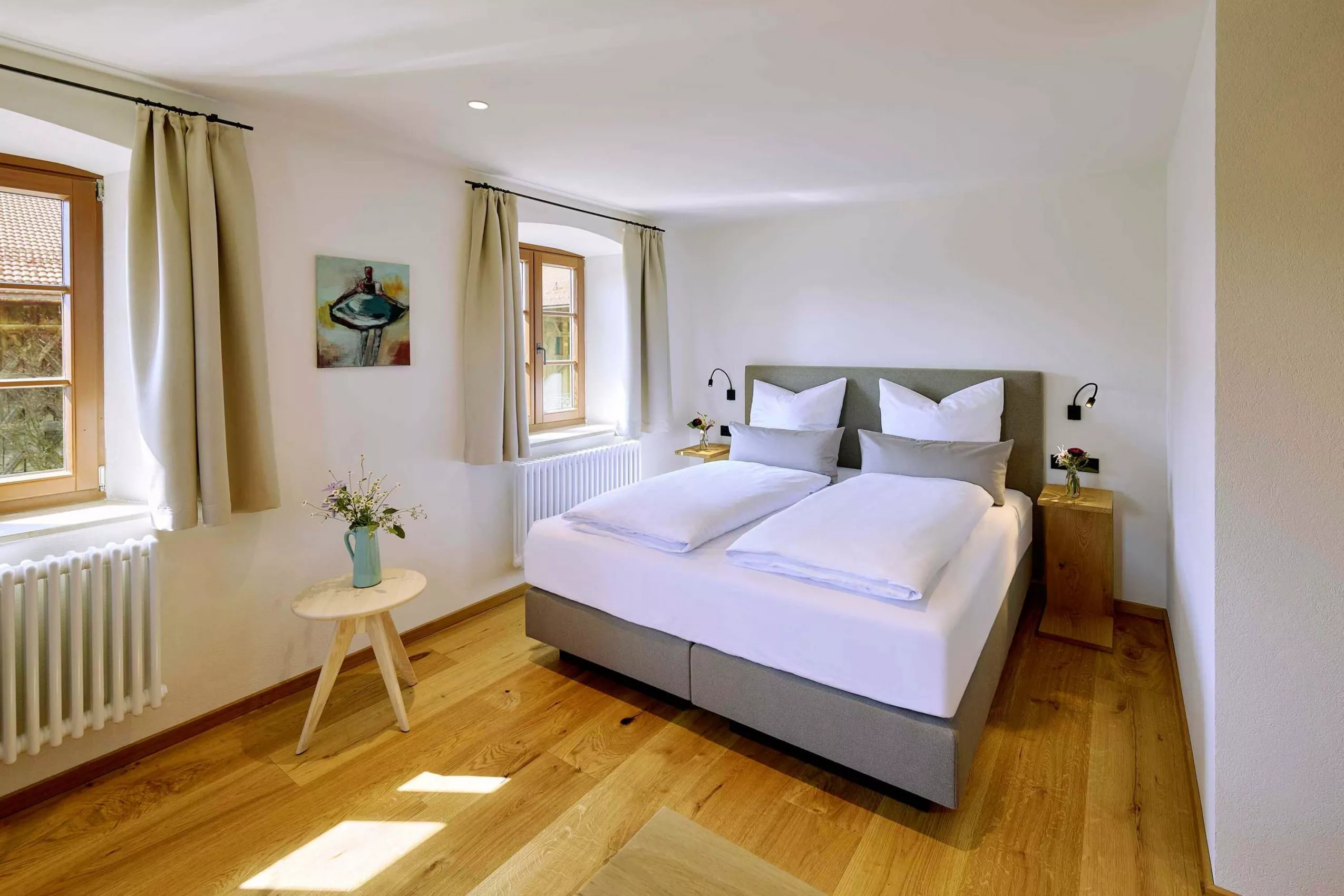 Schlafzimmer Ferienwohnung Seeleben