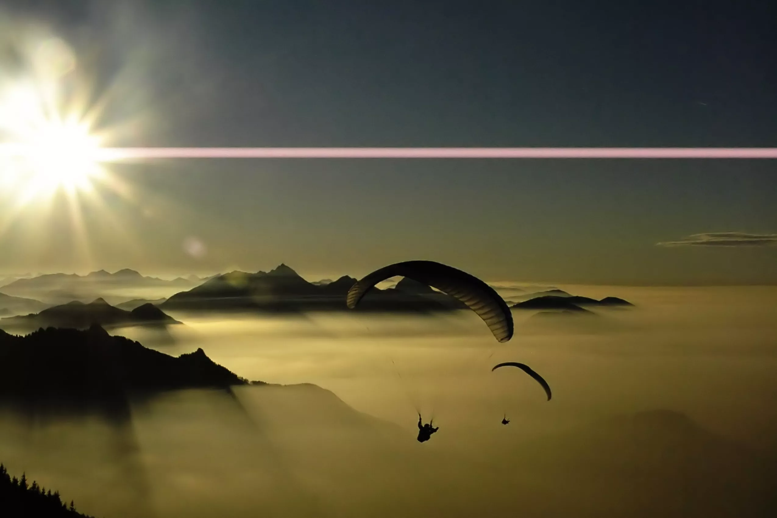 Gleitschirmflug buchen im Chiemgau
