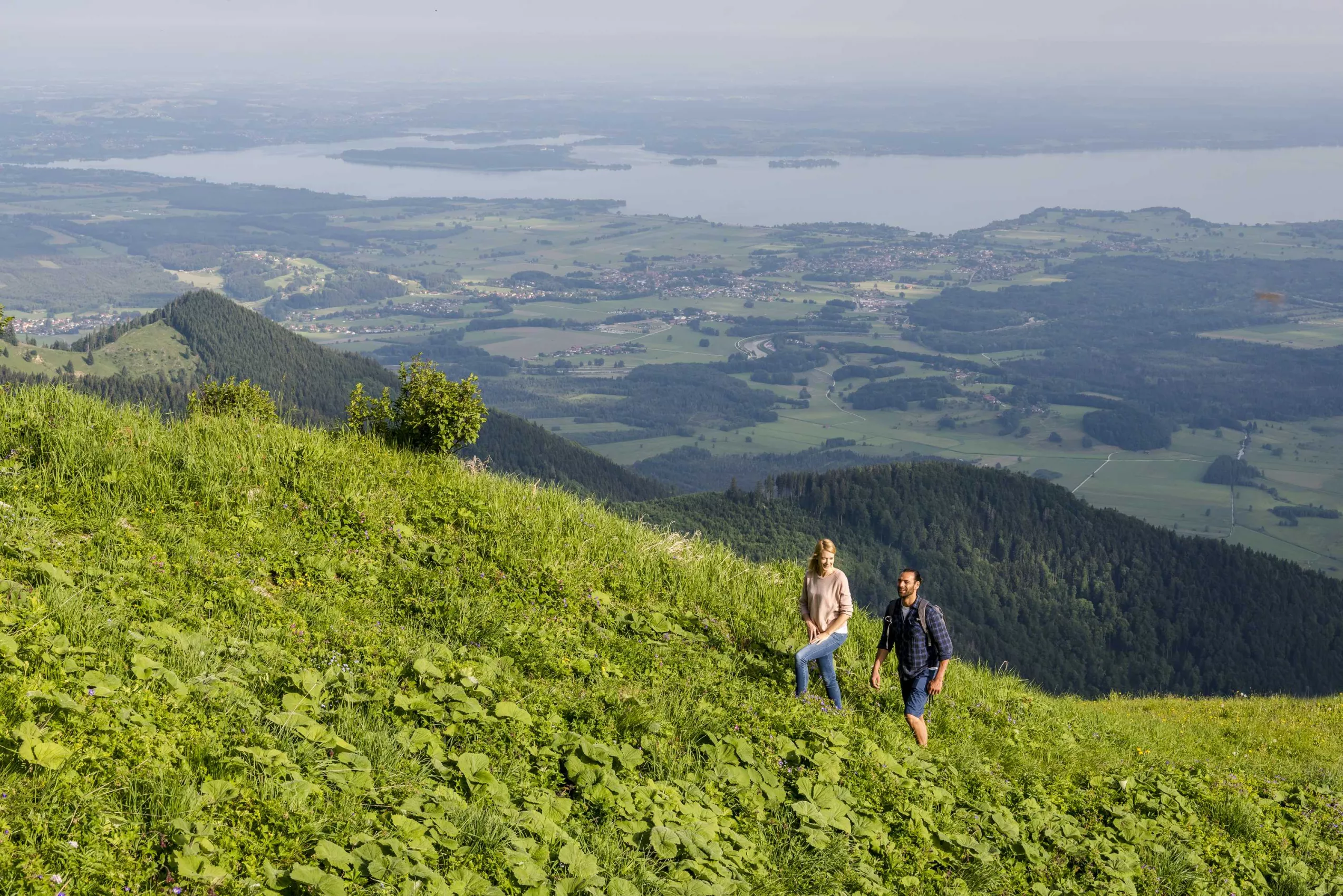 Hochfelln Kampenwand Predigtstuhl Hochplatte mit Seilbahn erklimmen