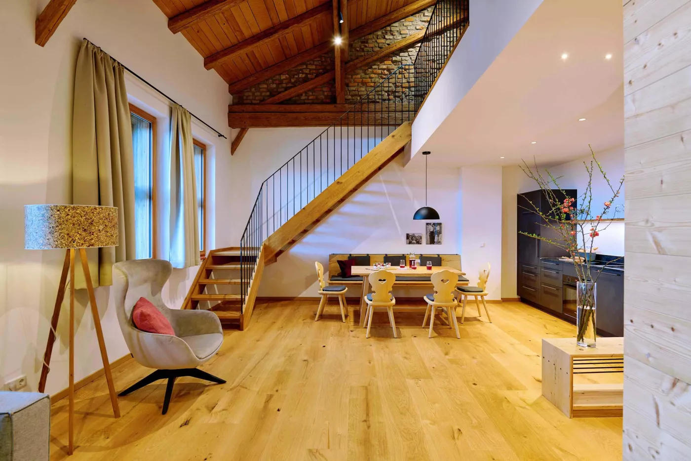 Moderne Wohnung in historischem Gebäude moderne Ferienwohnung